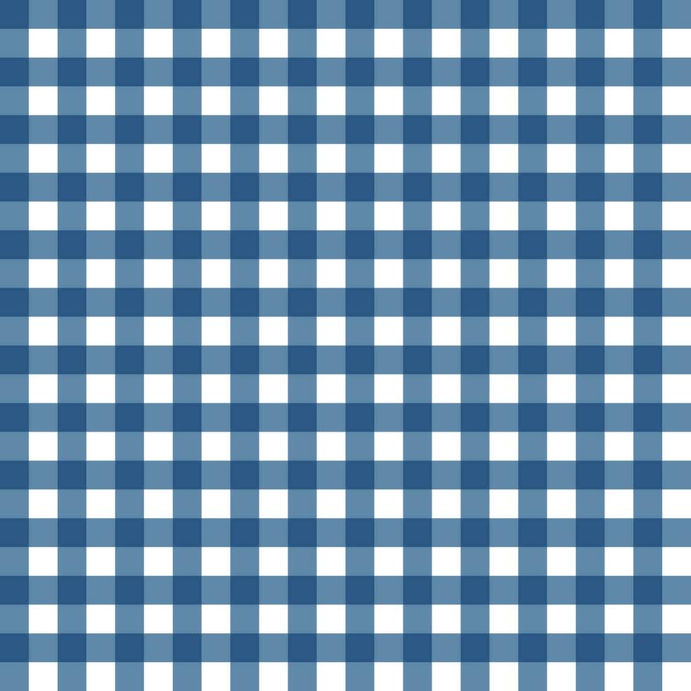 Navy blue plaid pattern background. plaid pattern background. plaid background. Seamless pattern. for backdrop, decoration, gift wrapping, gingham tablecloth, blanket, tartan. vector