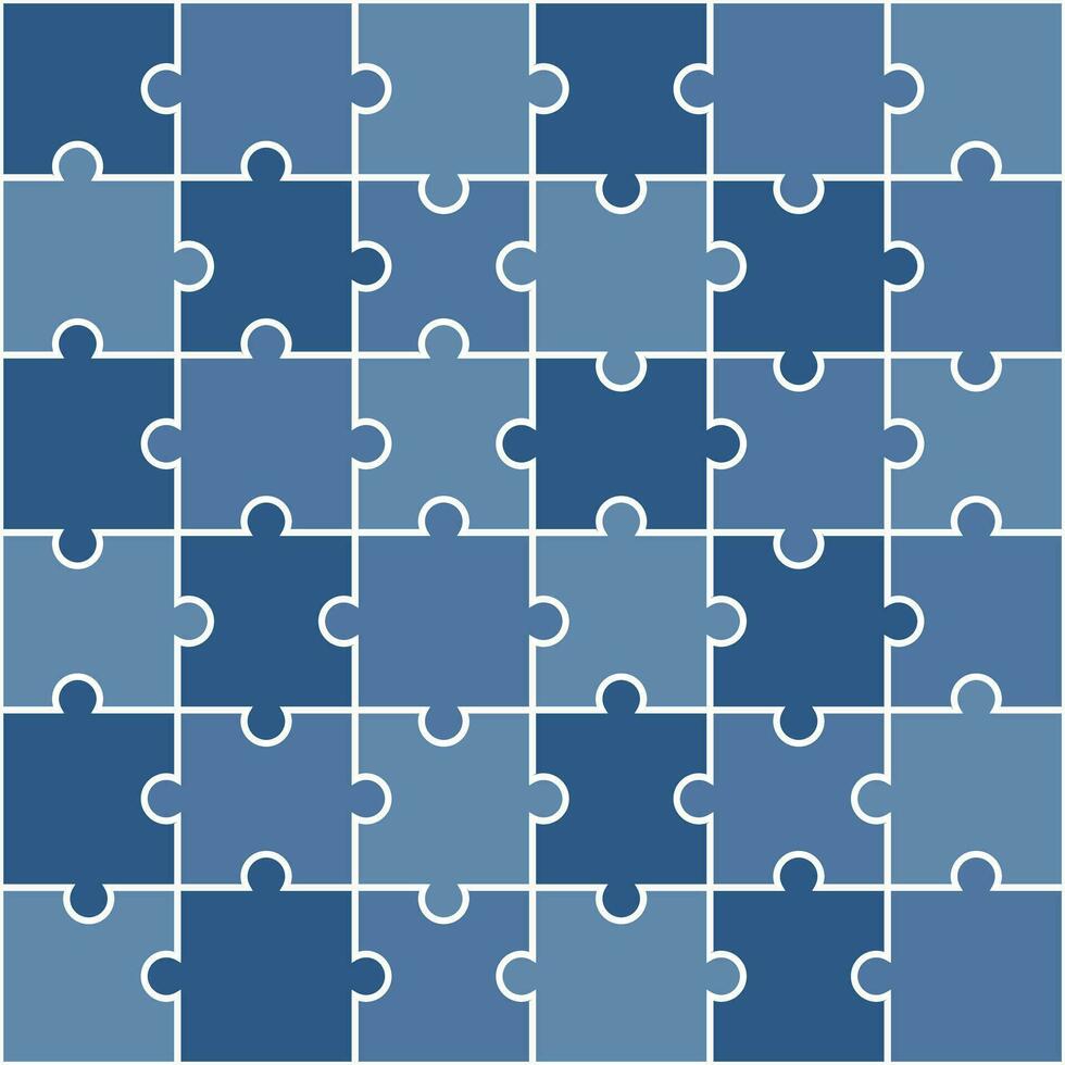 Navy blue jigsaw pattern. jigsaw line pattern. jigsaw seamless pattern. Decorative elements, clothing, paper wrapping, bathroom tiles, wall tiles, backdrop, background. vector