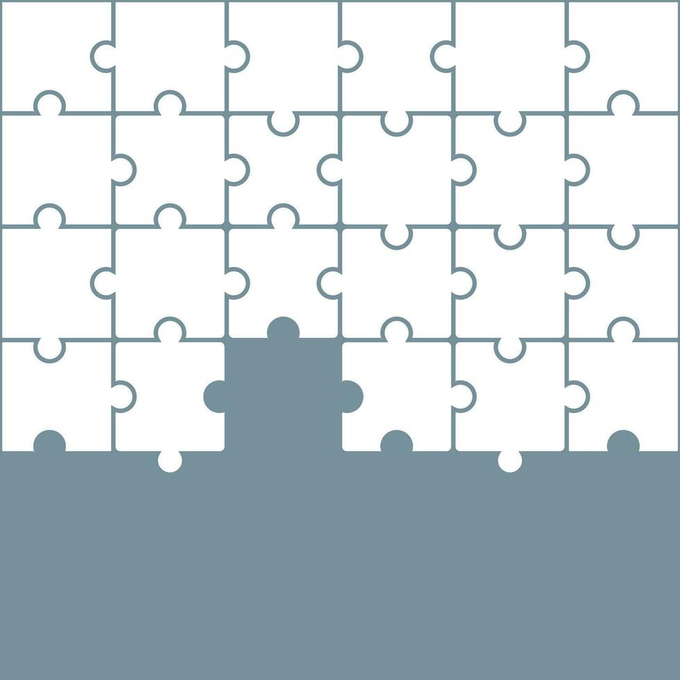 Grey jigsaw pattern. jigsaw line pattern. jigsaw seamless pattern. Decorative elements, clothing, paper wrapping, bathroom tiles, wall tiles, backdrop, background. vector