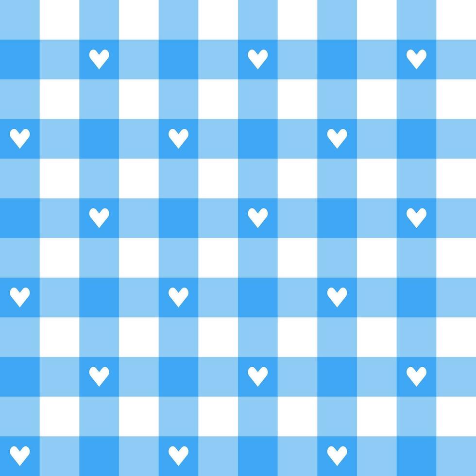 Blue plaid pattern background. plaid pattern background. plaid background. Seamless pattern. for backdrop, decoration, gift wrapping, gingham tablecloth, blanket, tartan, fashion fabric print. vector