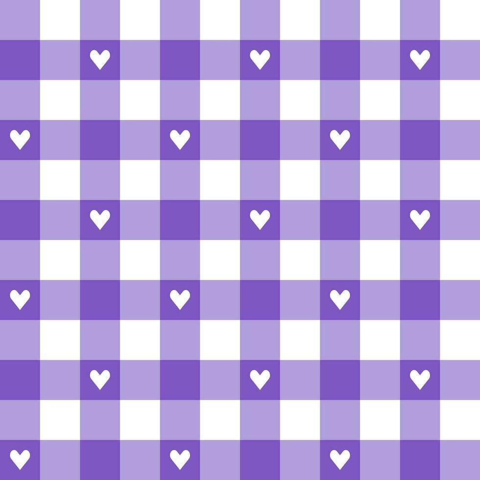 Purple plaid pattern background. plaid pattern background. plaid background. Seamless pattern. for backdrop, decoration, gift wrapping, gingham tablecloth, blanket, tartan, fashion fabric print. vector