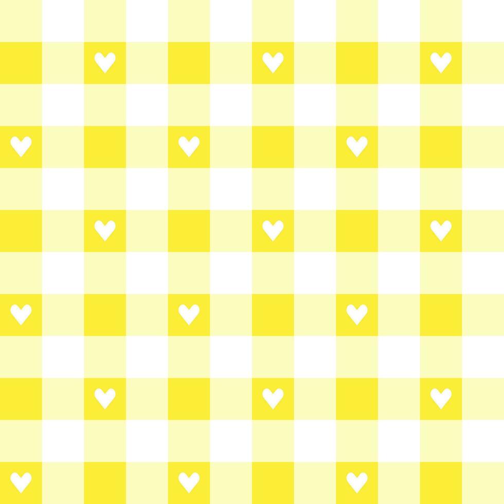 Yellow plaid pattern background. plaid pattern background. plaid background. Seamless pattern. for backdrop, decoration, gift wrapping, gingham tablecloth, blanket, tartan, fashion fabric print. vector