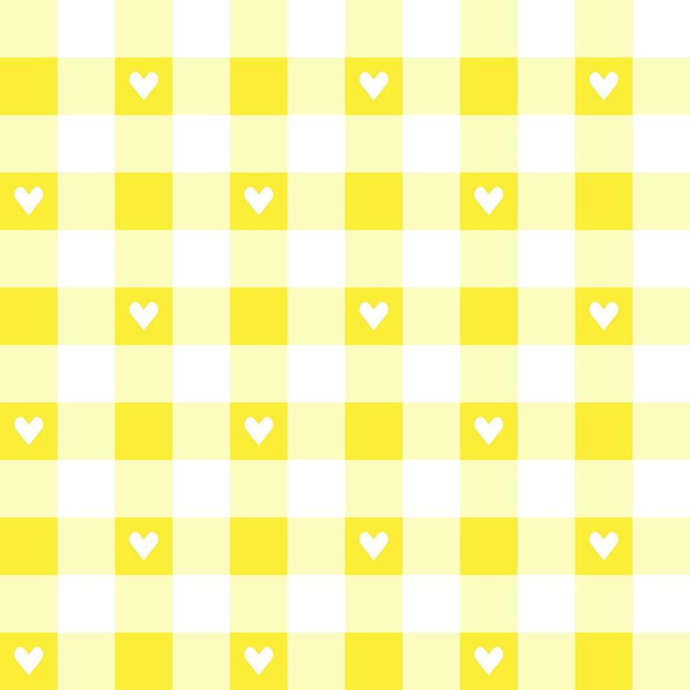 Yellow plaid pattern background. plaid pattern background. plaid background. Seamless pattern. for backdrop, decoration, gift wrapping, gingham tablecloth, blanket, tartan, fashion fabric print. vector