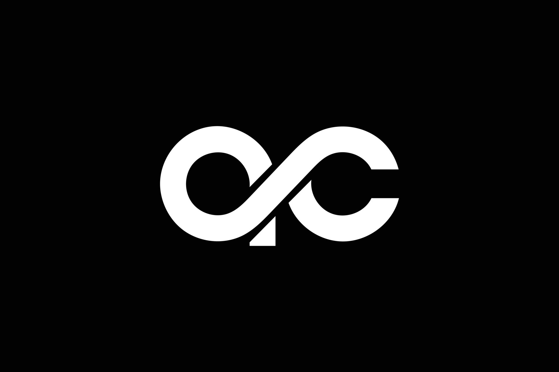 Creative and professional initial letter a c infinity logo design