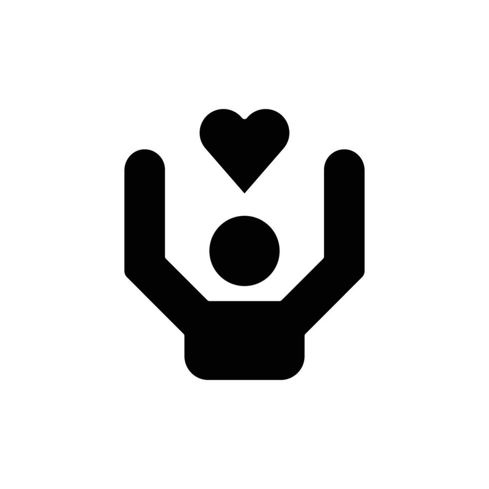 People icon. solid icon vector