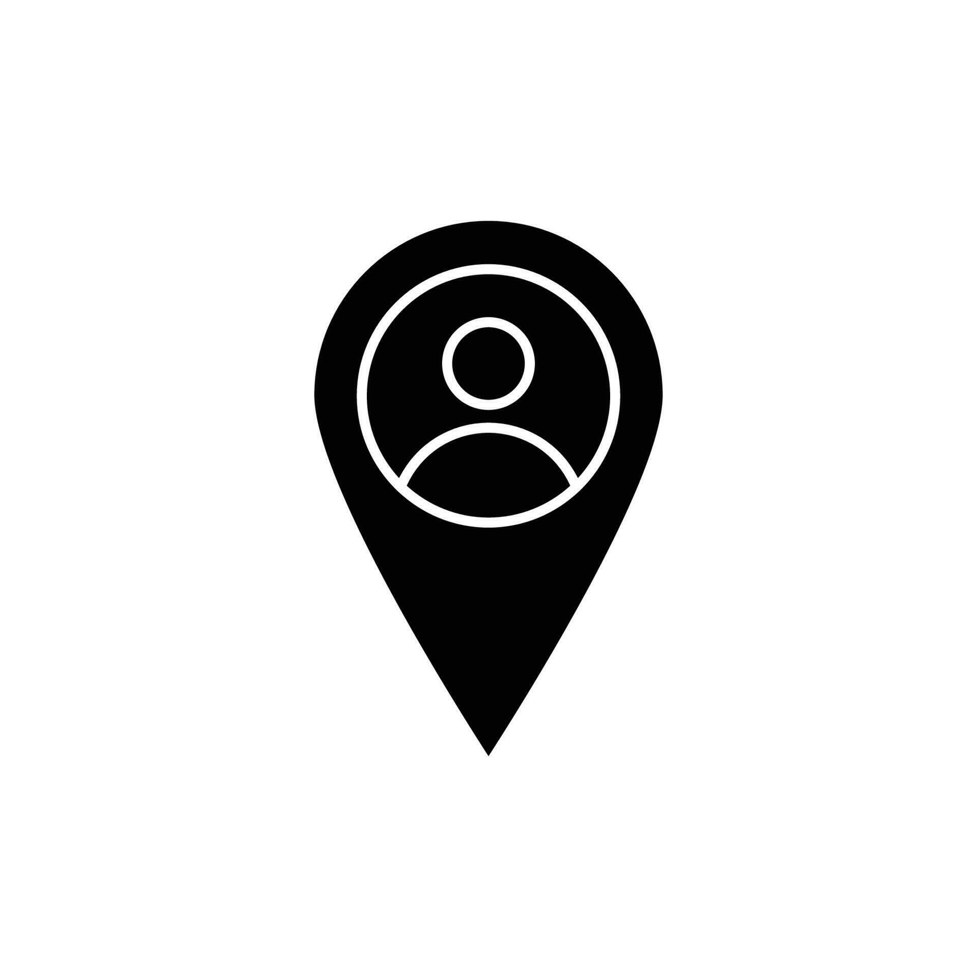 user location icon. solid icon 27308075 Vector Art at Vecteezy