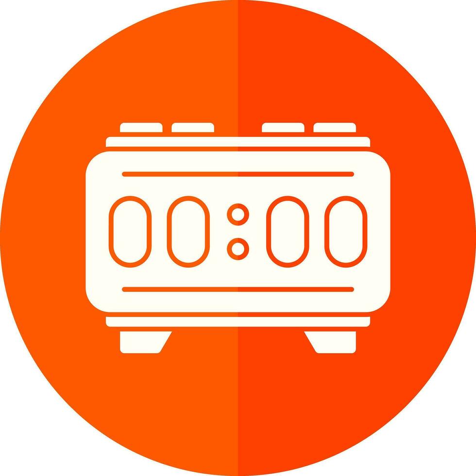 Digital Alarm Vector Icon Design