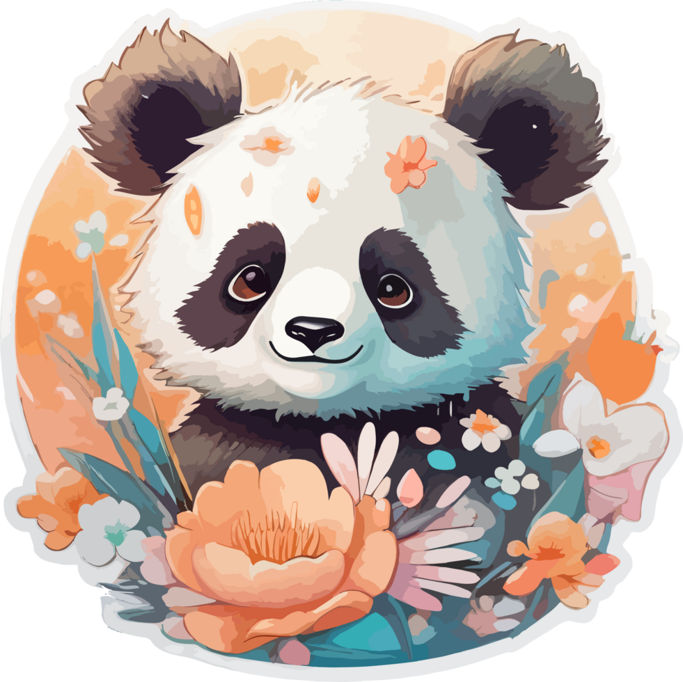 Panda png  Adesivos, Decoração