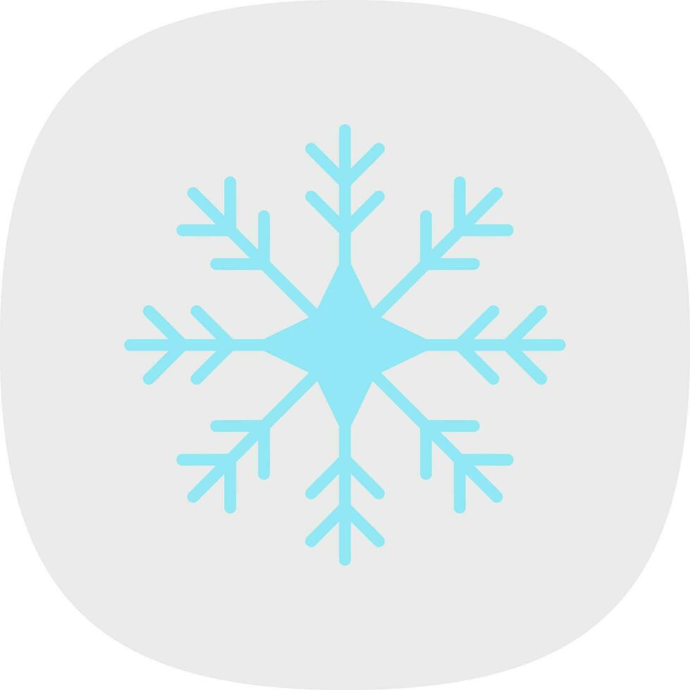 Snowflake Vector Icon Design