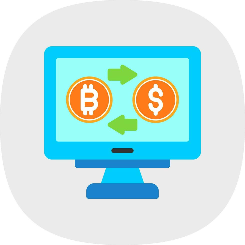 Cryptocurrency Vector Icon Design
