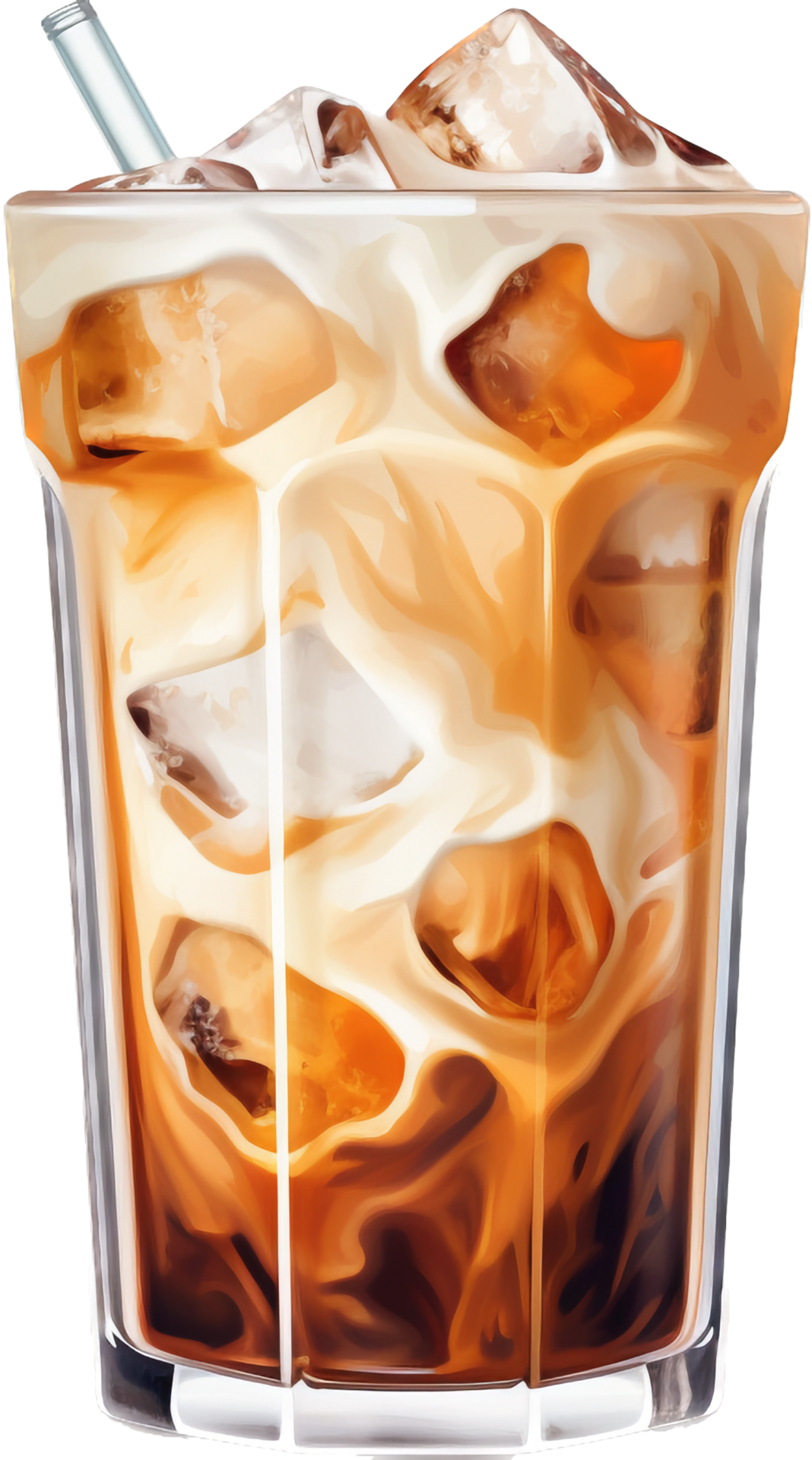 Iced latte png with AI generated. 27308917 PNG