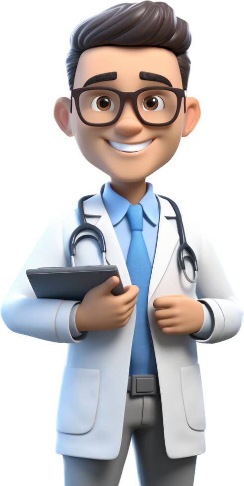 Doctor png with AI generated.
