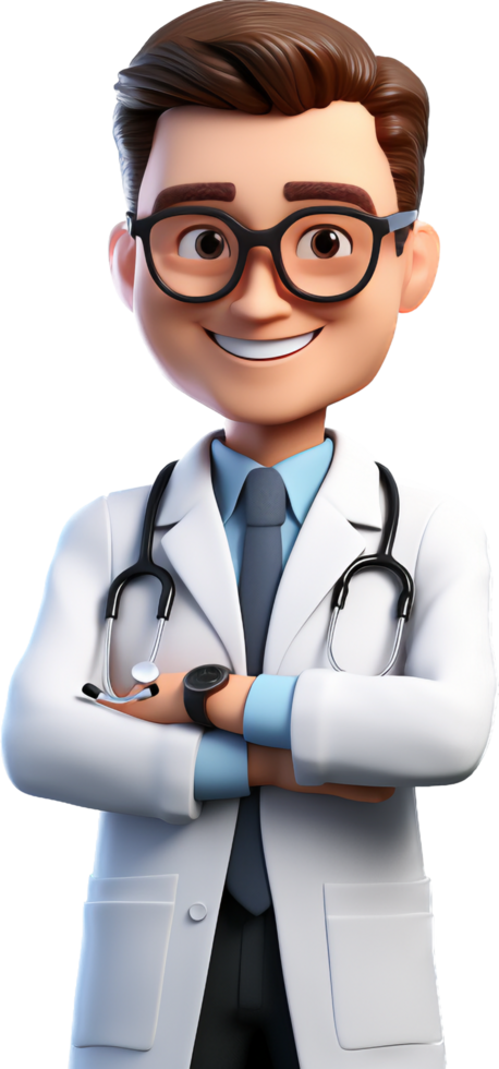 Doctor png with AI generated.