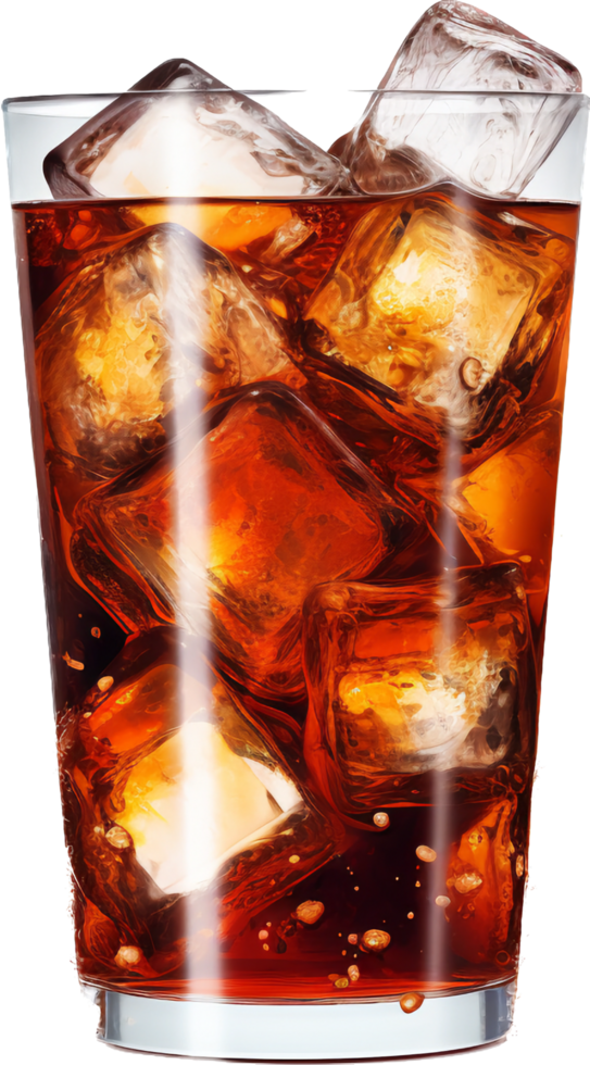 Ice americano png with AI generated.