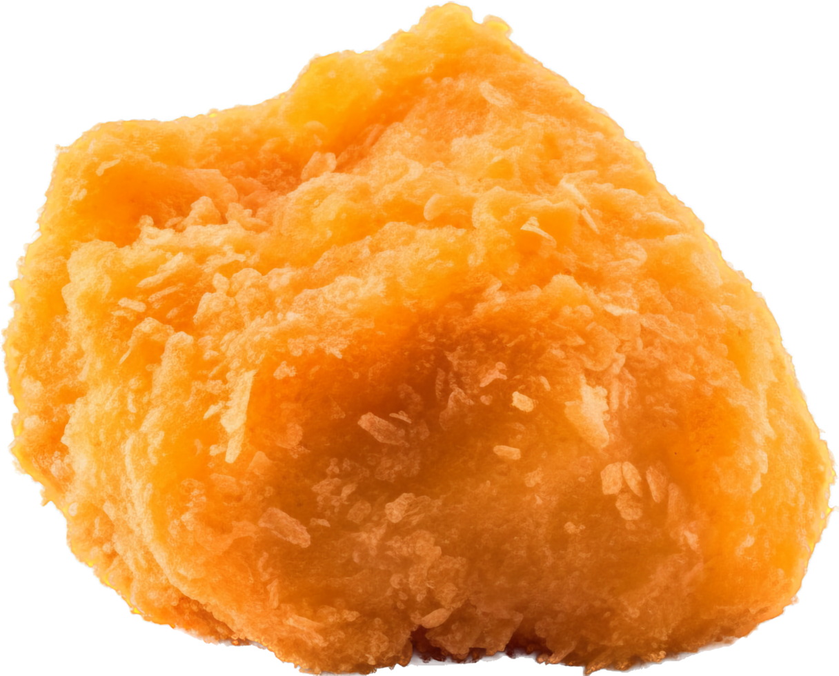 Chicken nugget png with AI generated.
