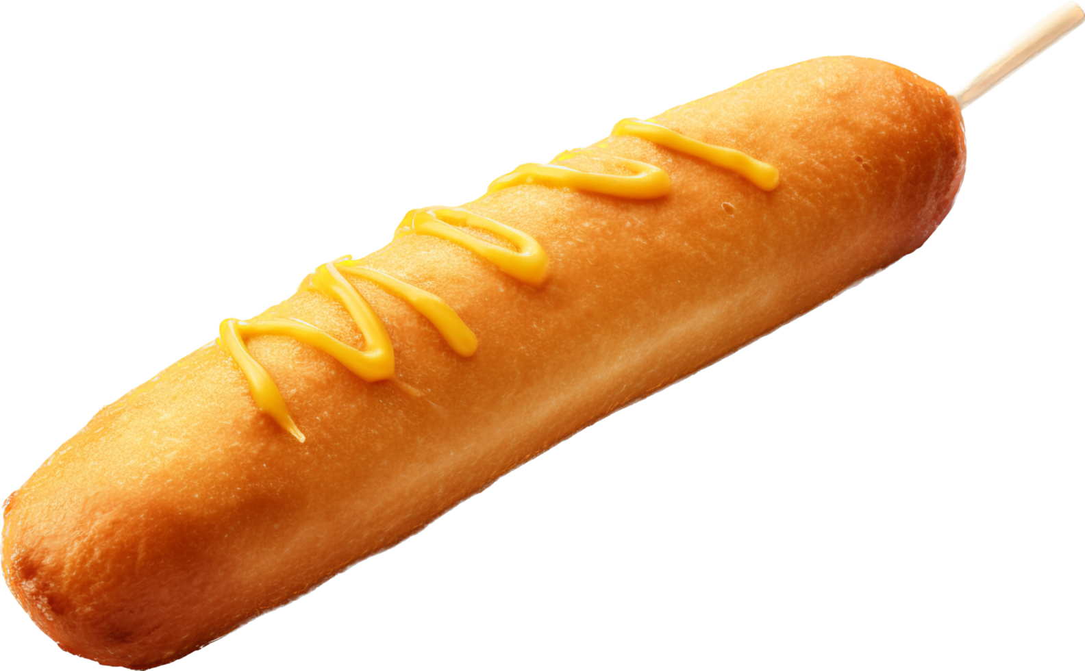 Corndog png with AI generated.