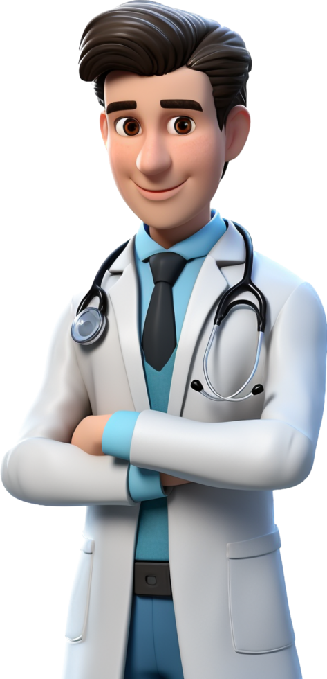 Doctor png with AI generated.