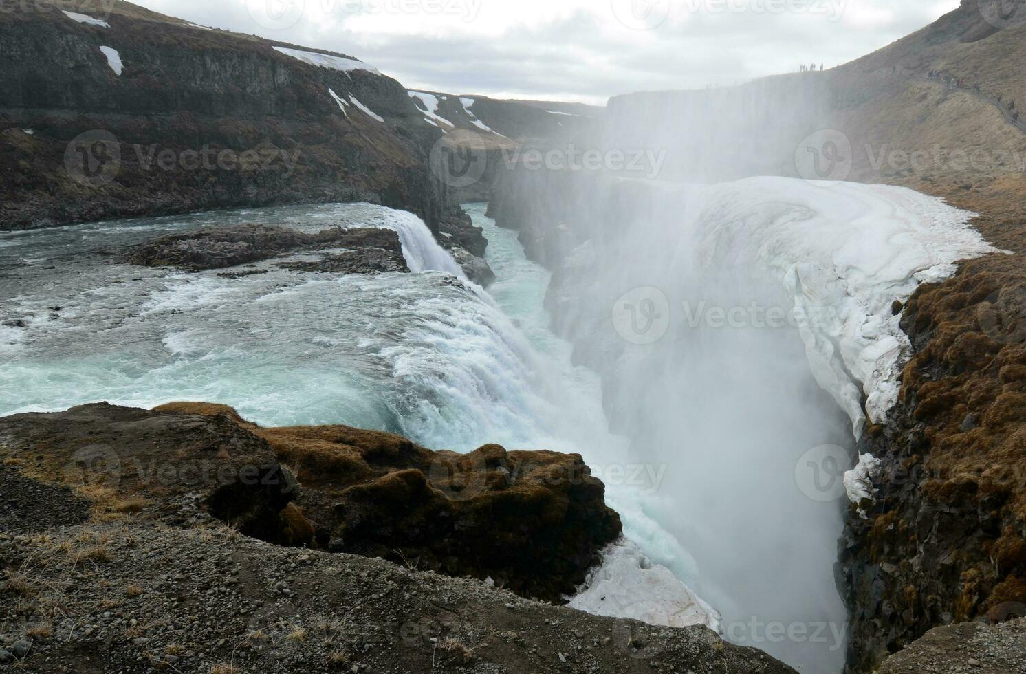 Iconic Look at Gullfoss in Remote Iceland photo