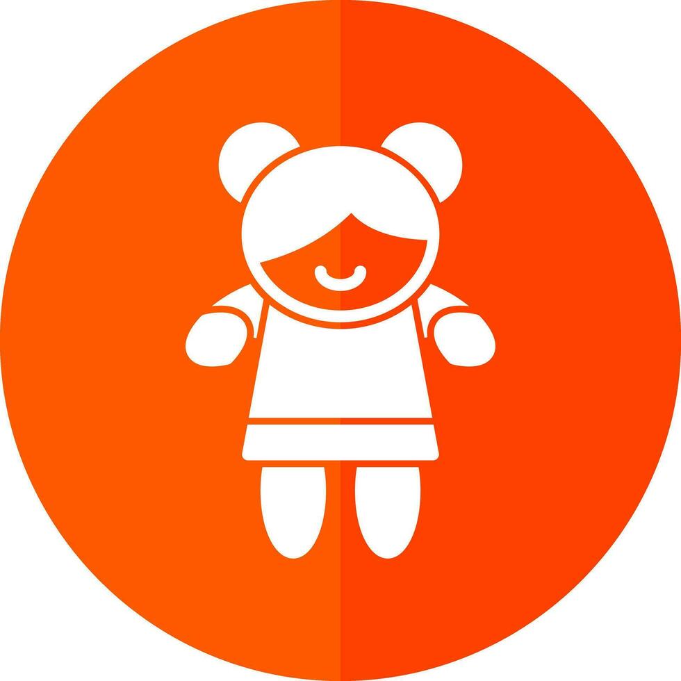 diseño de icono de vector de niña