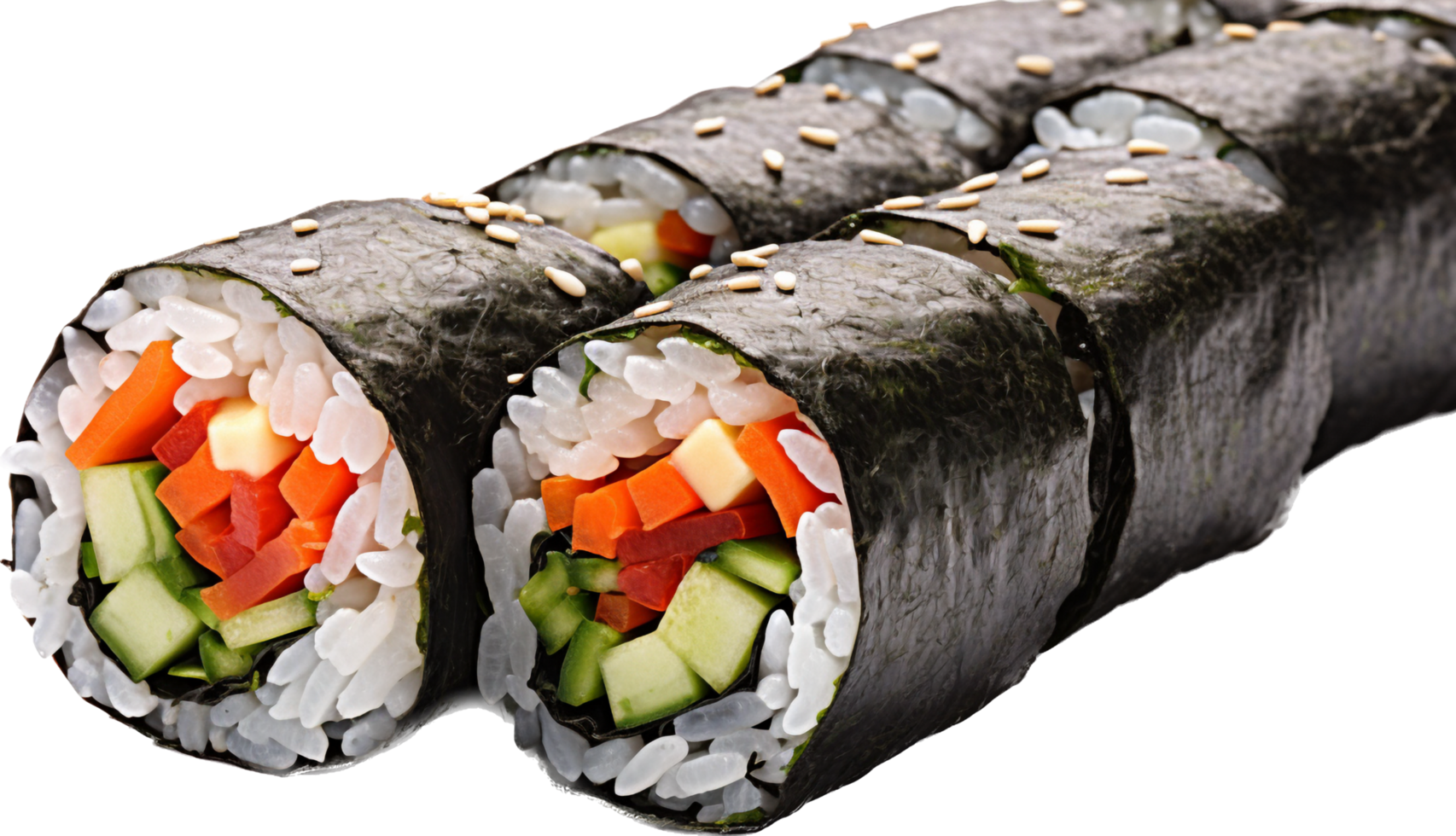 Kimbap png with AI generated.