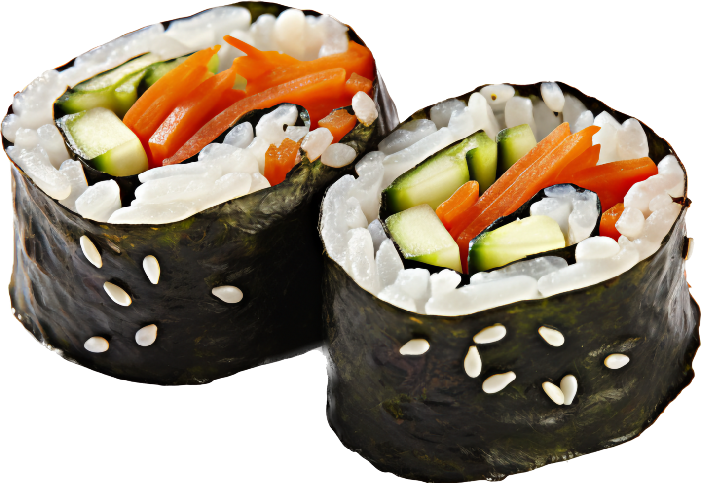 Kimbap png with AI generated.