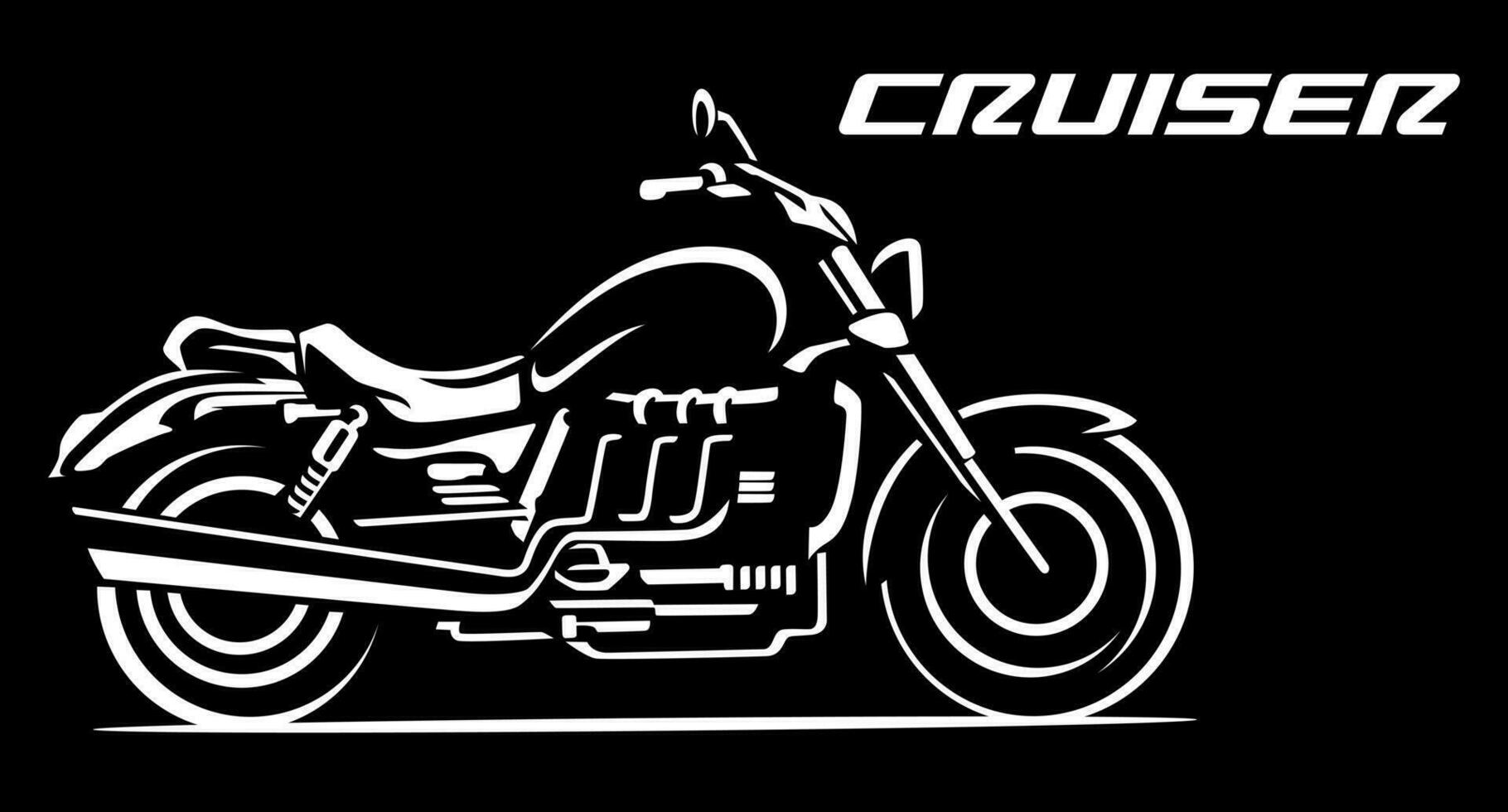 Dynamic Motorbike Illustration design vector