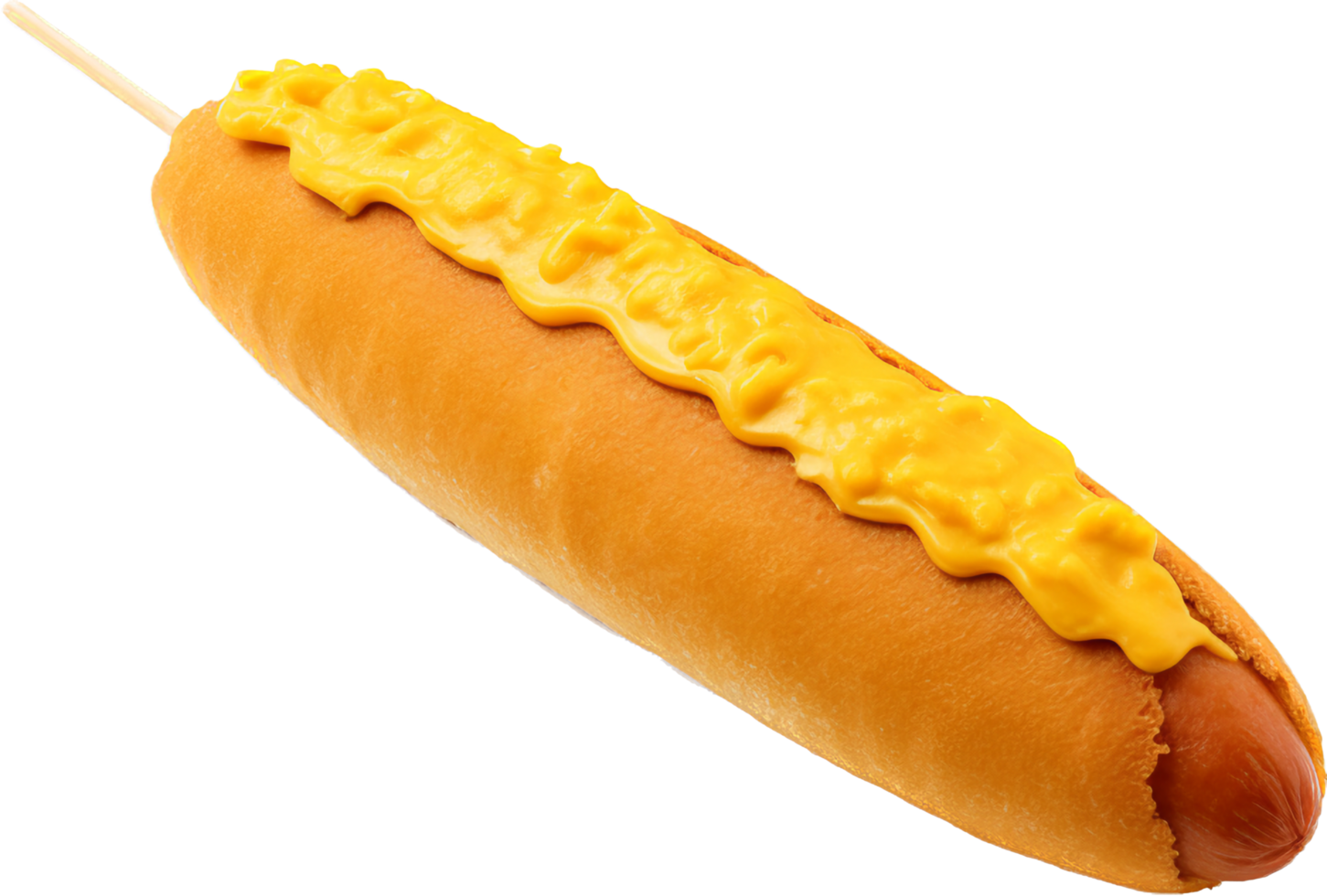 Corndog png with AI generated.