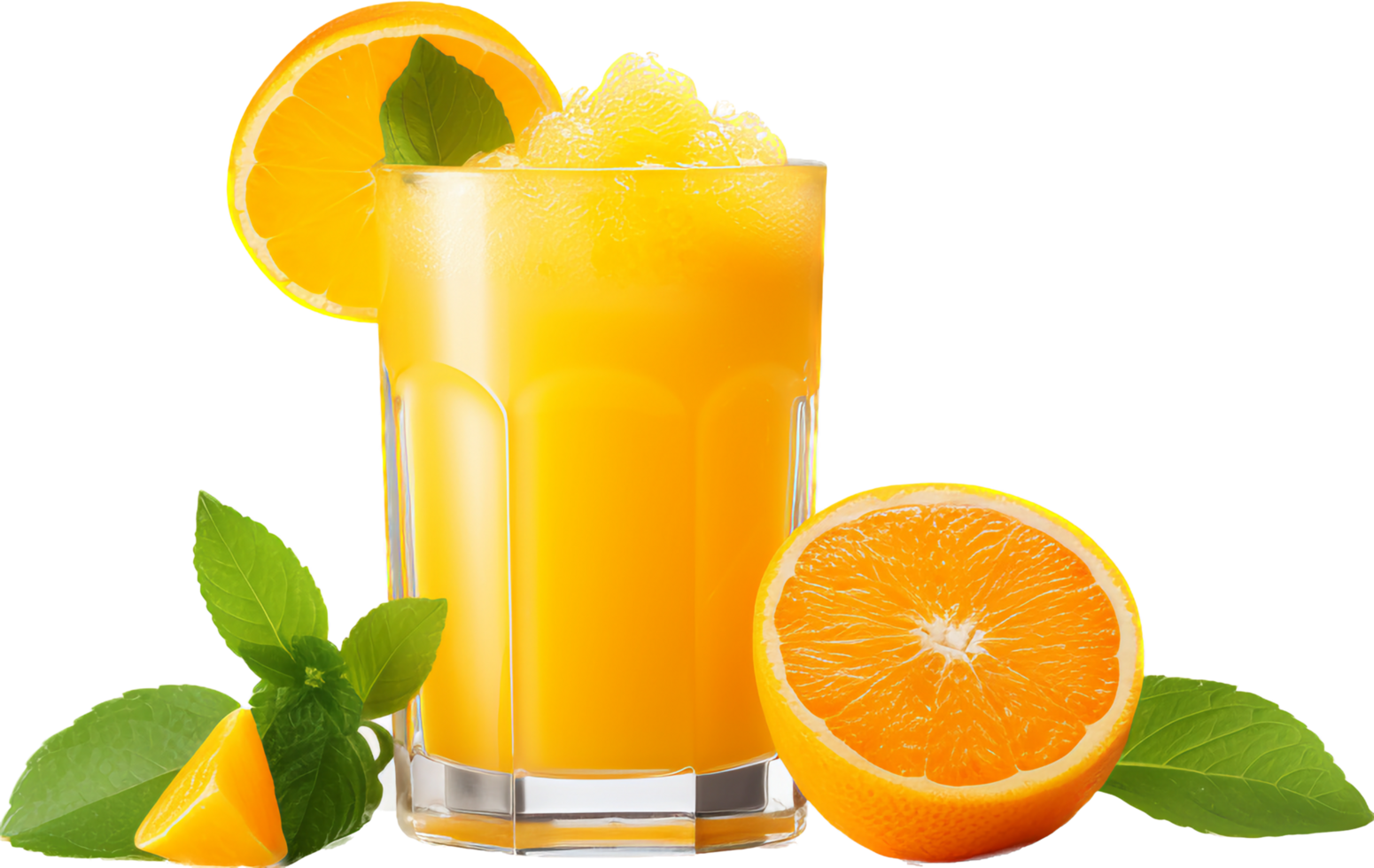 Orange juice png with AI generated. 27309417 PNG