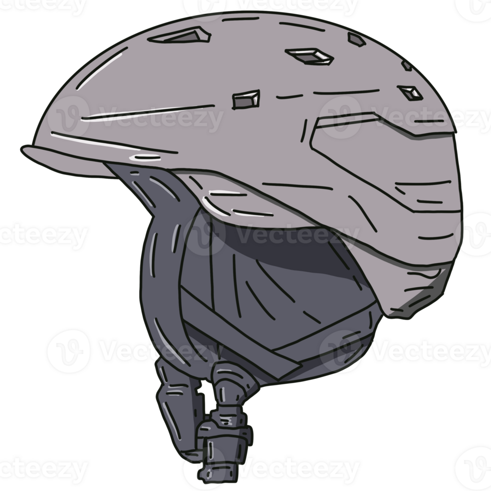 Ski protective helmet png