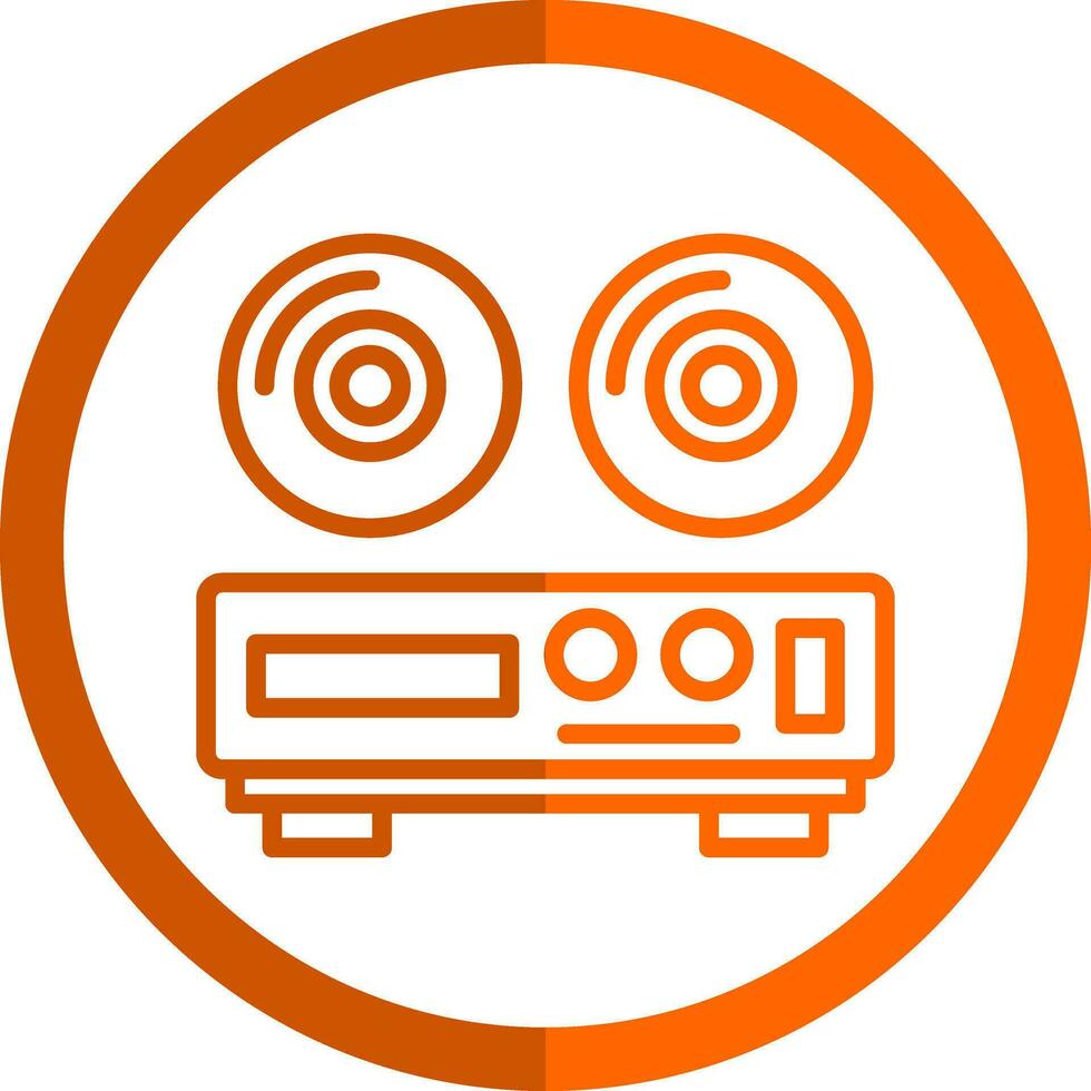 Dvd Player Vector Icon Design