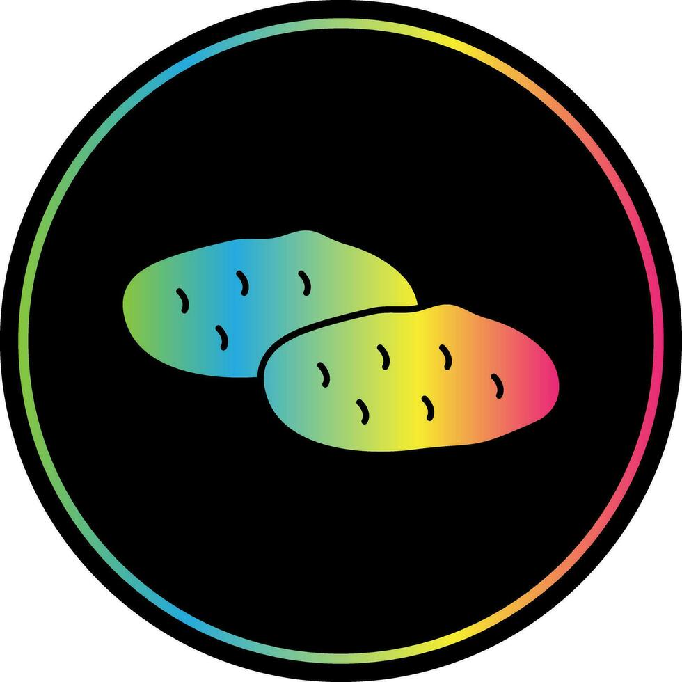 Potatoes Vector Icon Design