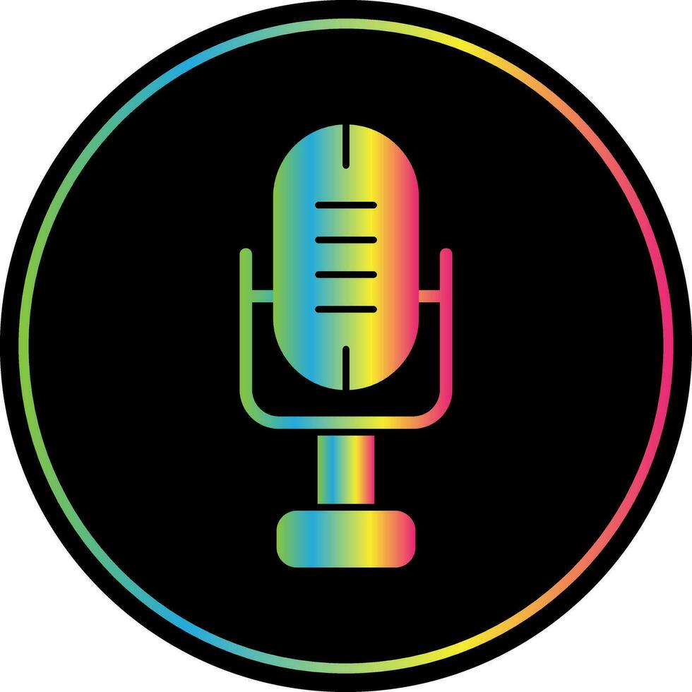 micrófono vector icono diseño
