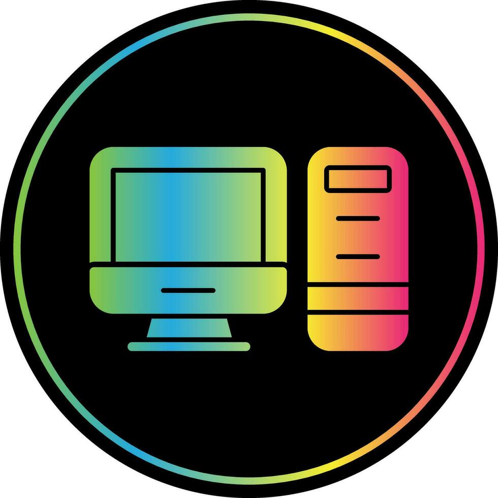 PC  Vector Icon Design