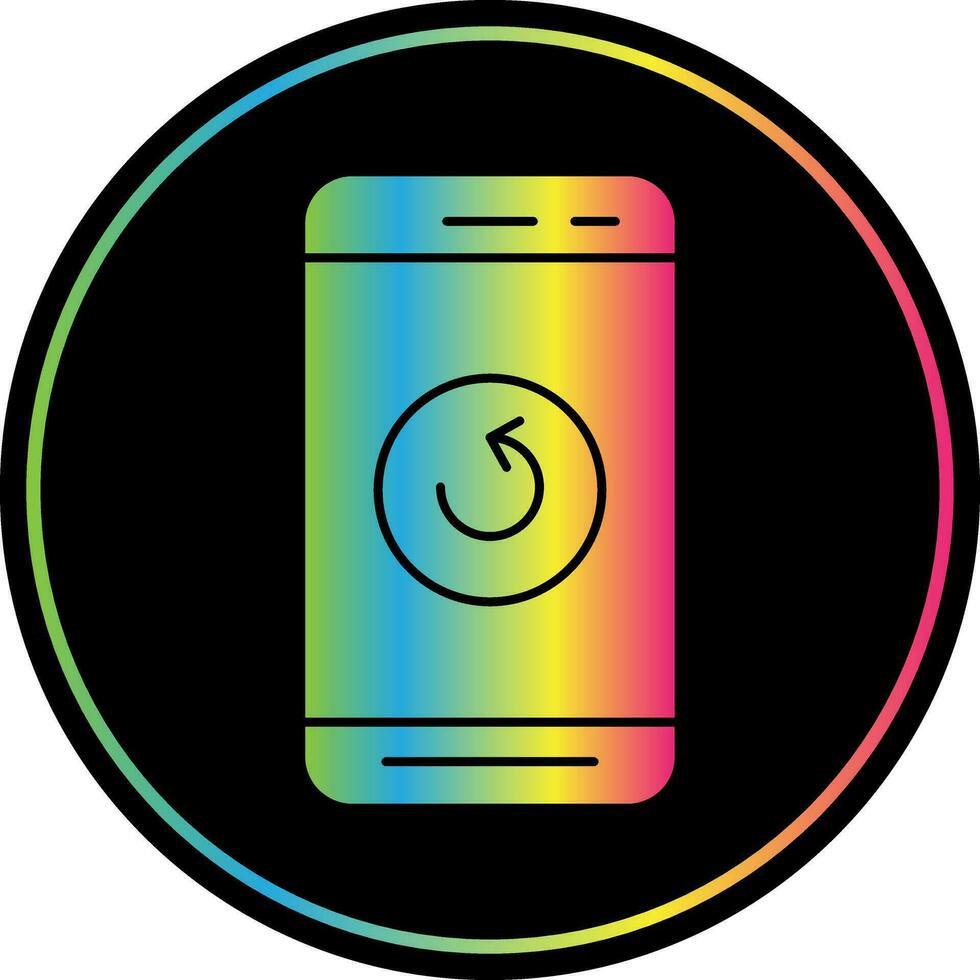 Mobile Refresh  Vector Icon Design