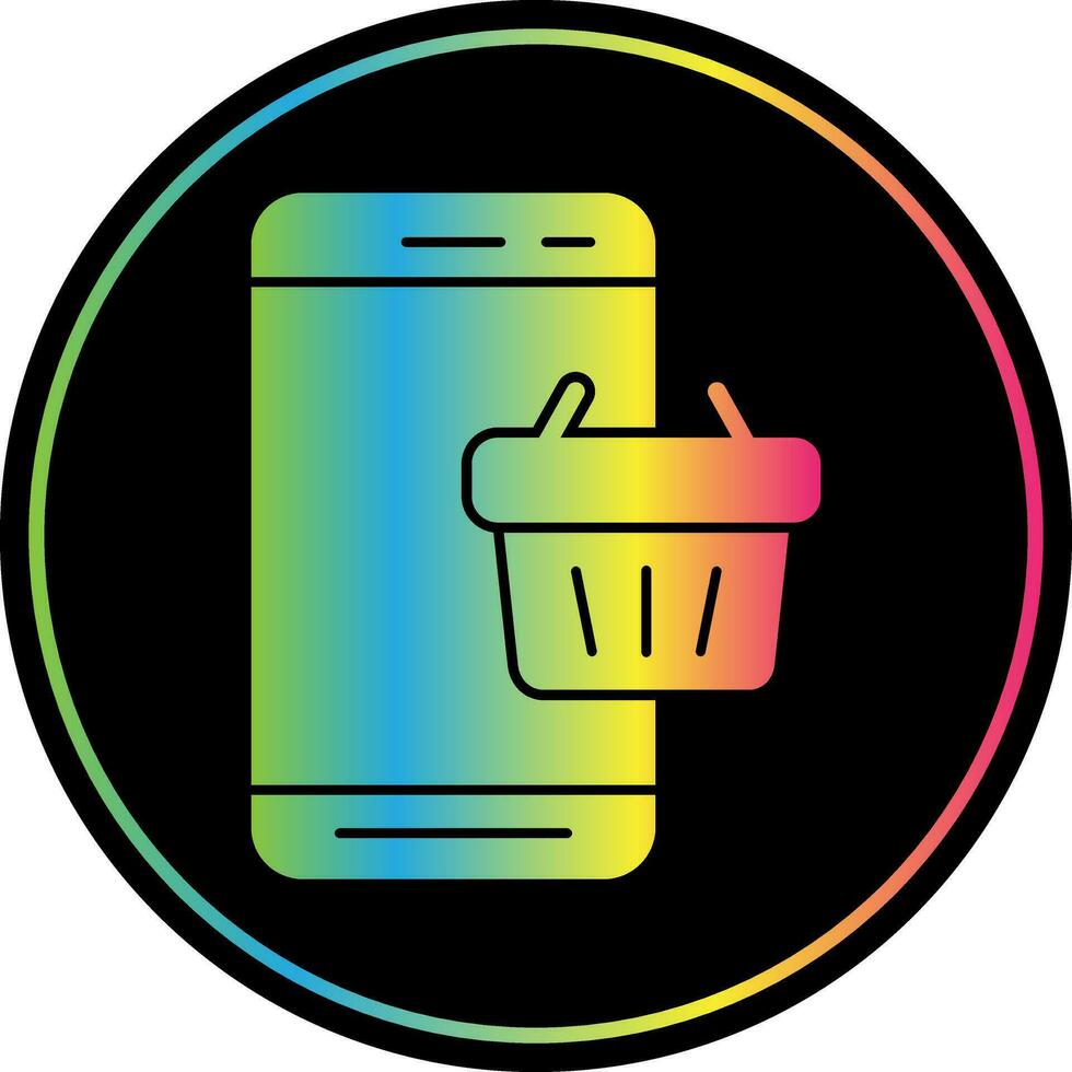 Online Shopping  Vector Icon Design