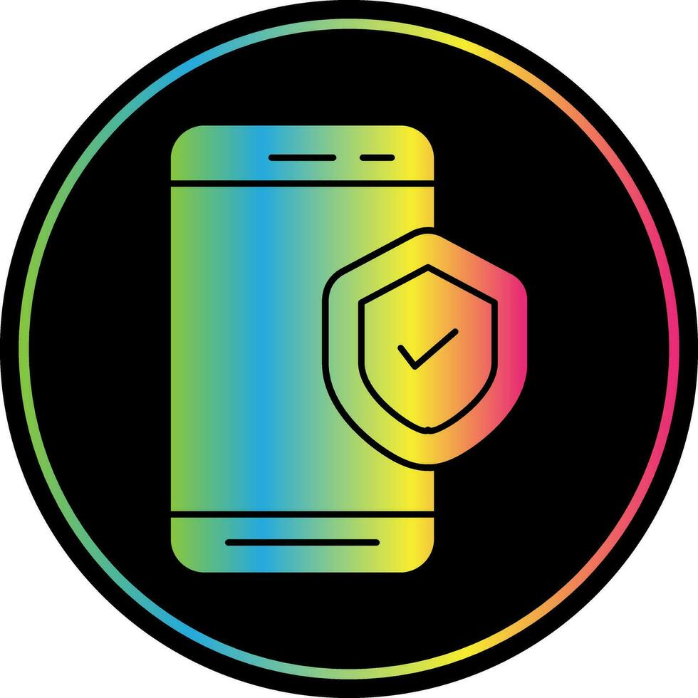 Mobile Security  Vector Icon Design