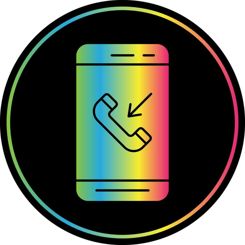 Incoming Call  Vector Icon Design