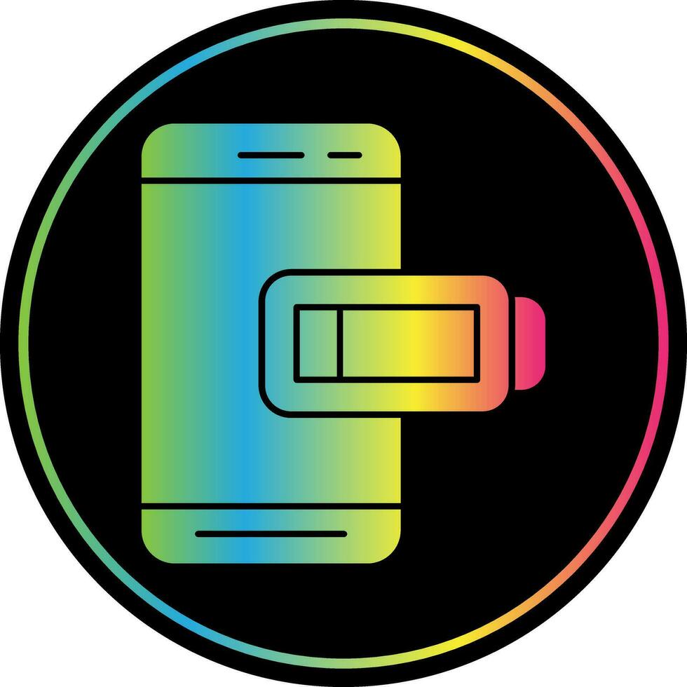 Low Battery  Vector Icon Design