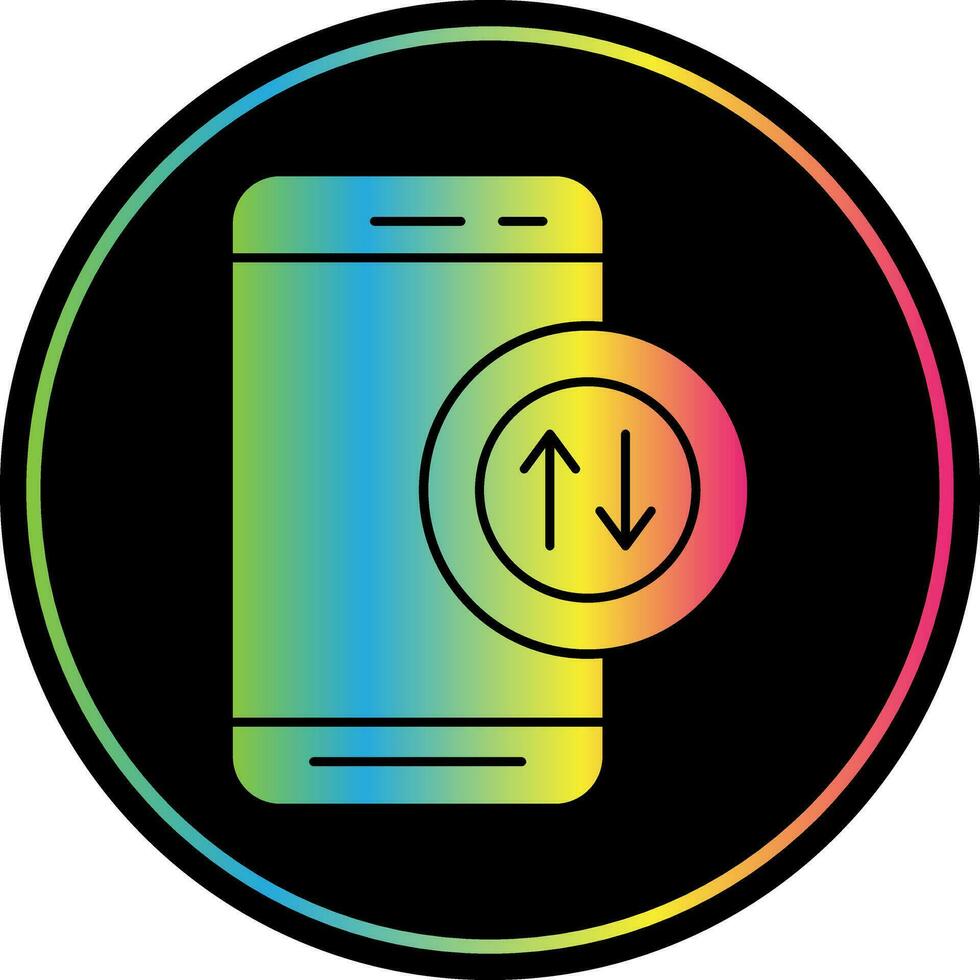 Mobile Data  Vector Icon Design