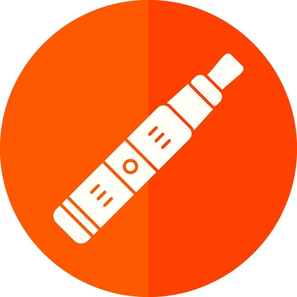 Electronic Cigarette Vector Icon Design