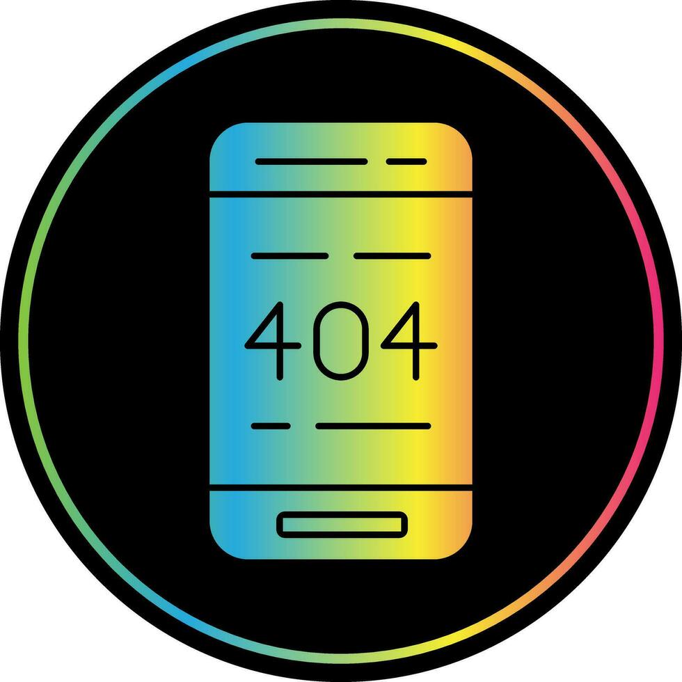 404 Error  Vector Icon Design