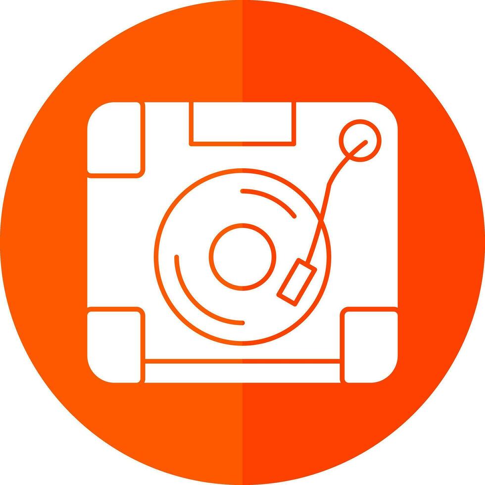 Turntable Vector Icon Design