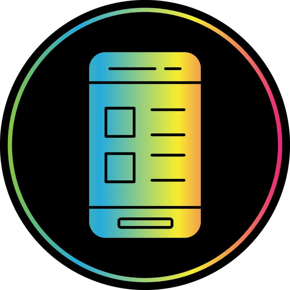 Contact List  Vector Icon Design