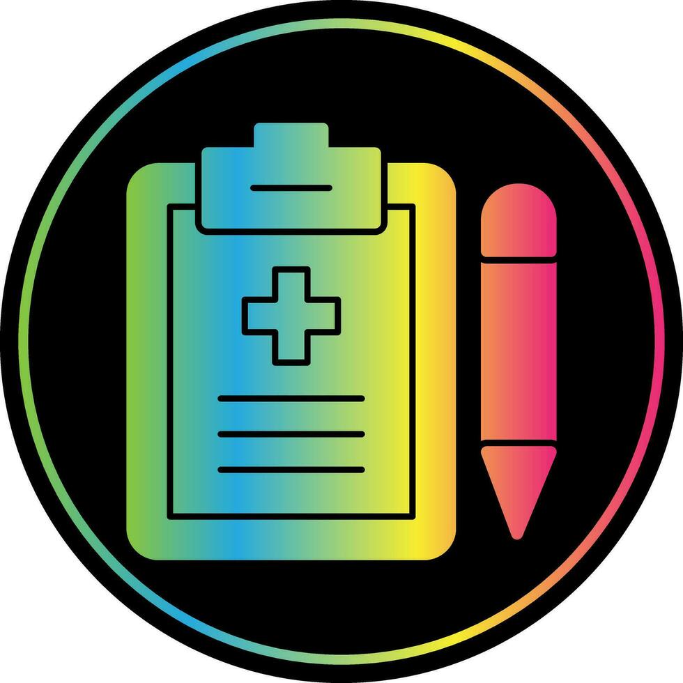 Medical Record  Vector Icon Design