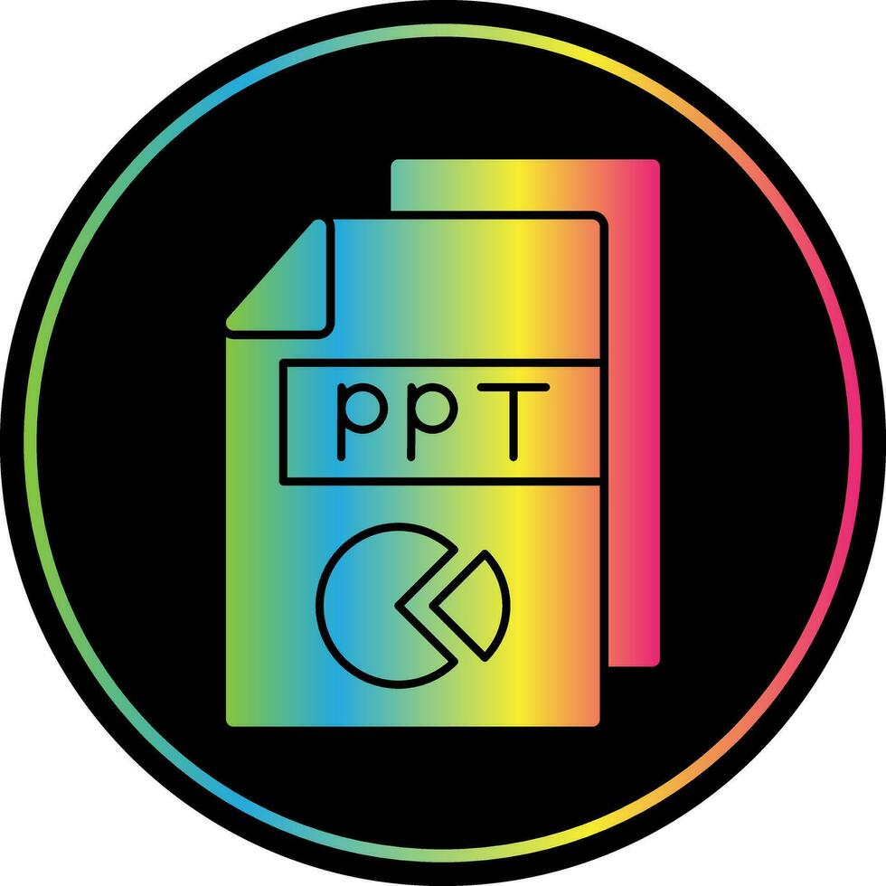 Ppt  Vector Icon Design