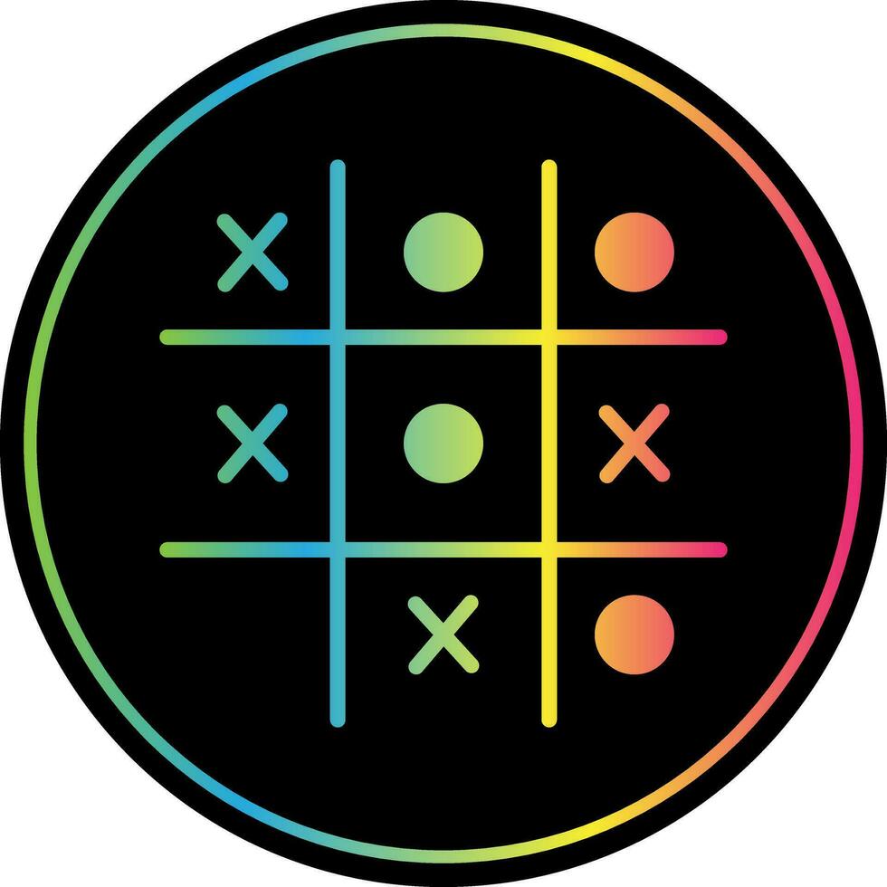 Tic Tac Toe  Vector Icon Design