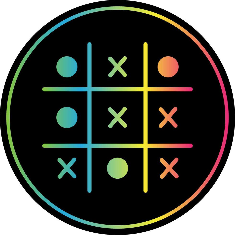 Tic Tac Toe  Vector Icon Design