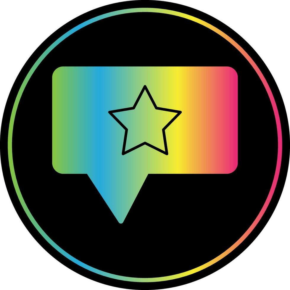 Starred  Vector Icon Design