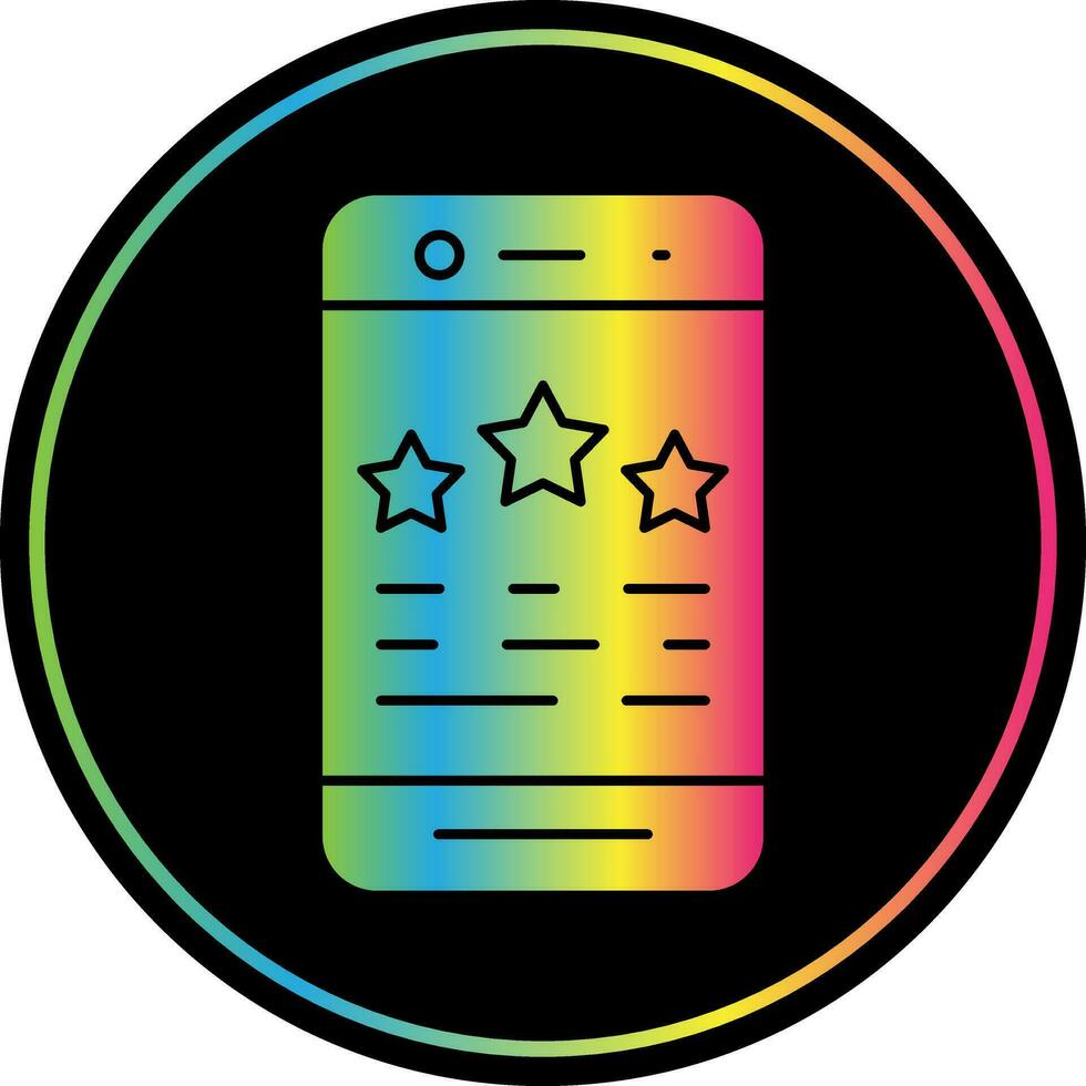 Rating  Vector Icon Design