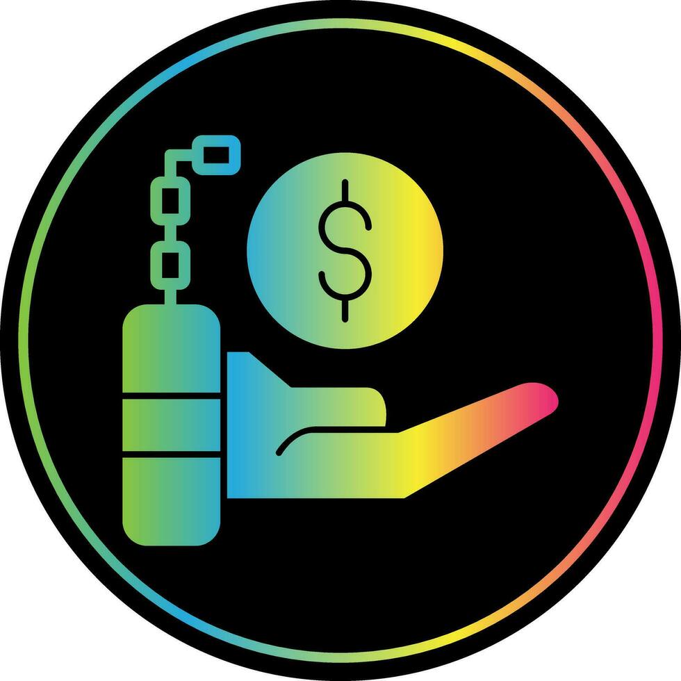 Debt Vector Icon Design